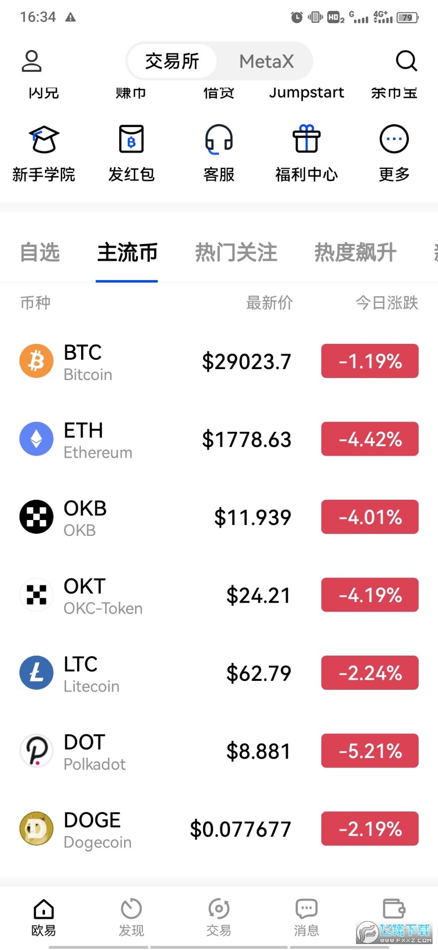 π币交易平台(okx)
