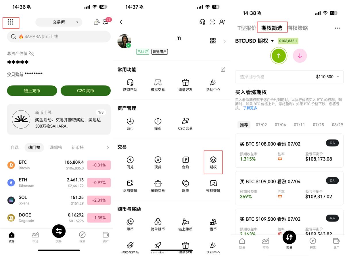 2026年欧易OKX比特币期权交易实战教程