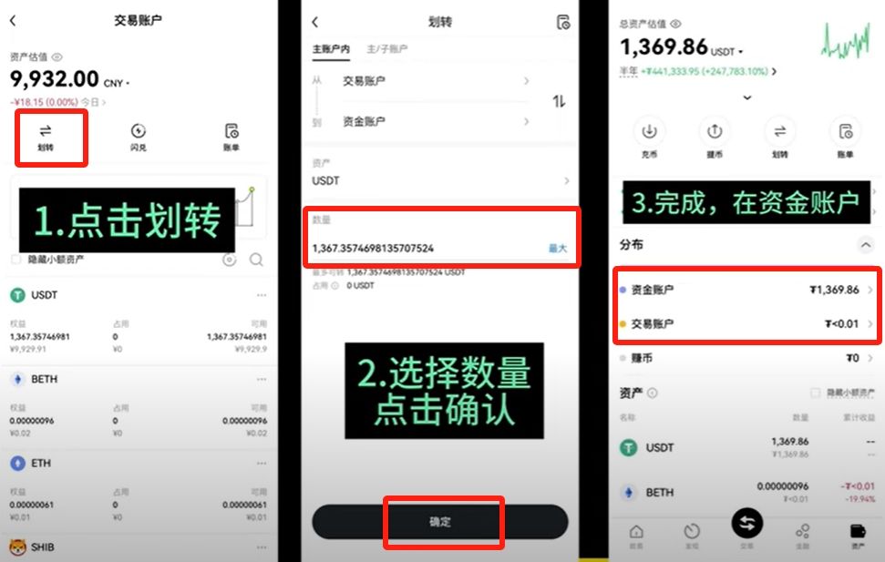卖出USDT