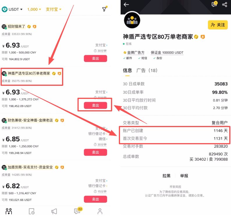 币安C2C出金指南：安全将USDT兑换至支付宝全流程解析
