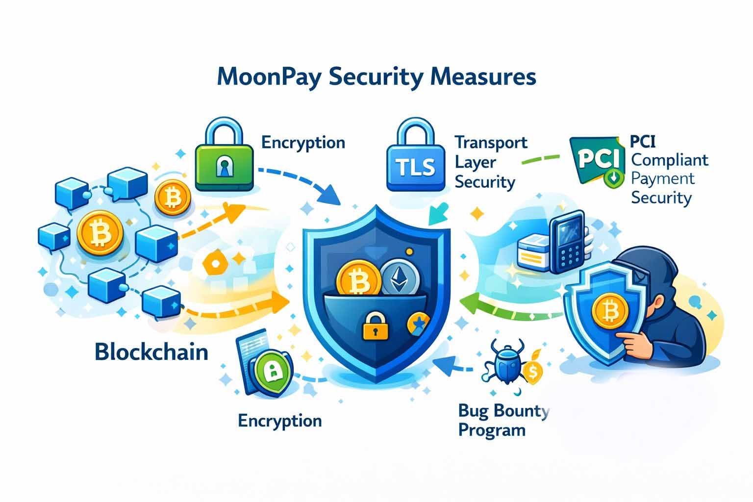 深入解析MoonPay：安全特性、运作机制与费用全攻略