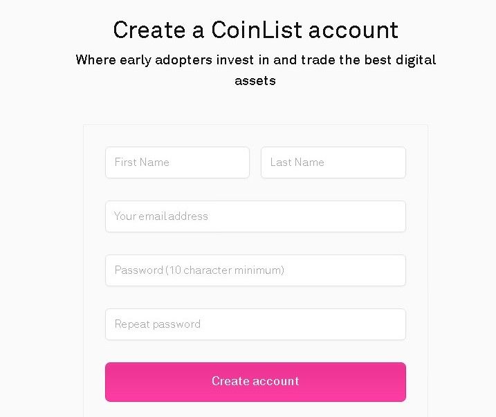 Coinlist交易所中文教程：账号注册、kyc实名认证、入金流程