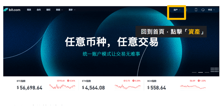 Bit.com交易所注册、KYC身份认证、交易所转帐入金操作教程