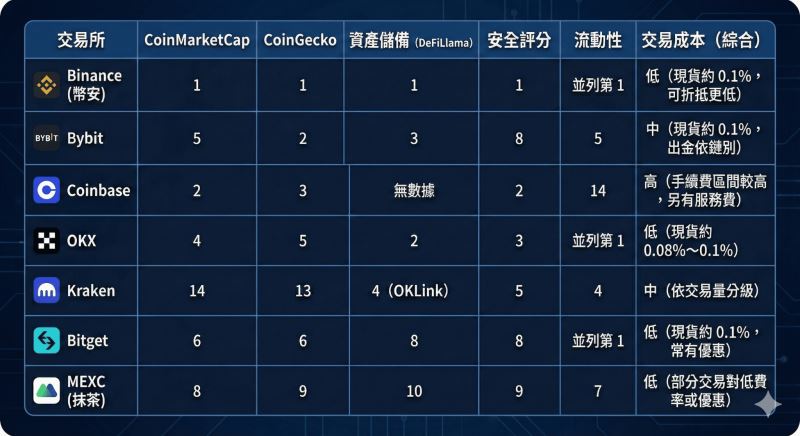 不会比？别担心，加密货币评比网站已经帮你分析好了