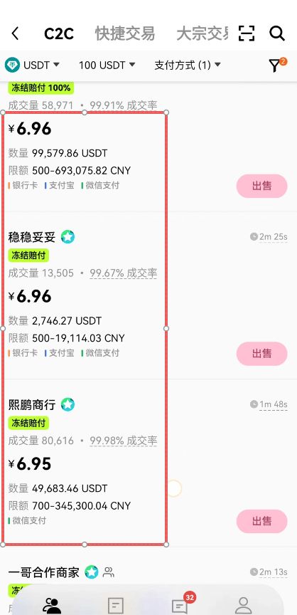 欧易交易所出金教程：USDT收款、划转与C2C卖出详解