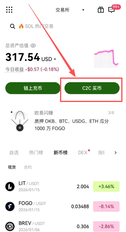 购买USDT